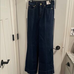 J. Crew Dark Blue Flare Jeans